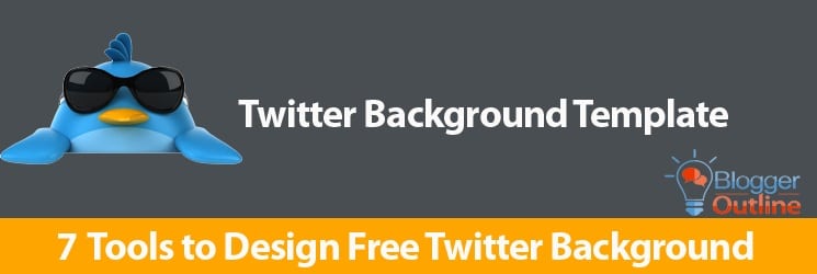7 Tools to Design Free Twitter Background