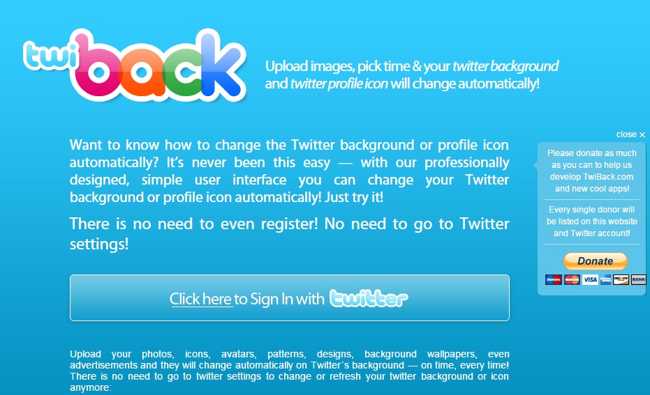 twiback twitter custom background tool